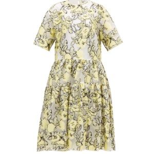 CECILIEBAHNSEN Elliemay TiebackFloralOrganza Dress